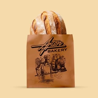 Custom bread packaging